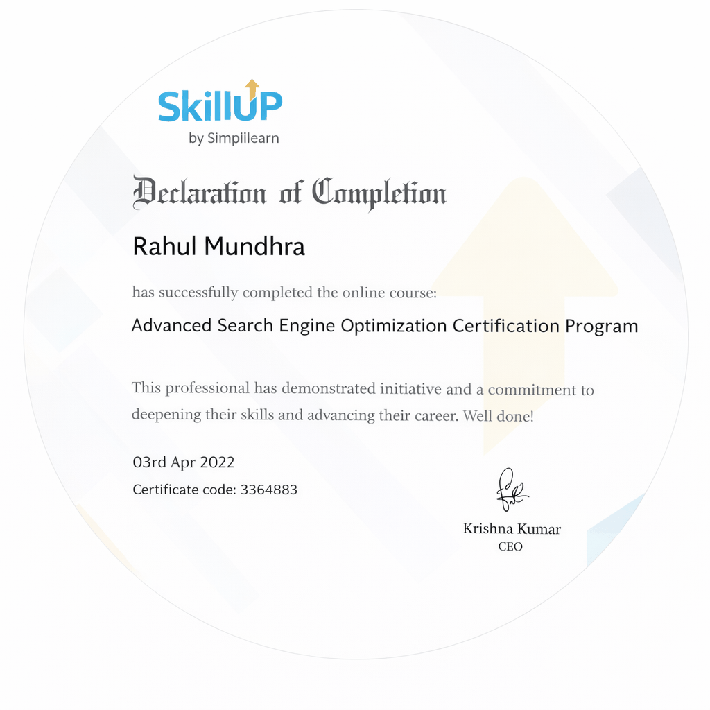 SEO Certified